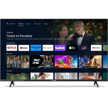 Sharp Televizor SHARP LED 43FH2EA, 108 cm, Smart Android , Full HD, Clasa E, Negru