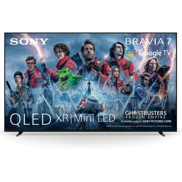Sony Televizor Sony Bravia 7 QLED XR l Mini LED 85XR70, 215 cm, Smart Google TV, 4K Ultra HD, 100 Hz, Clasa C (Model 2024), Negru