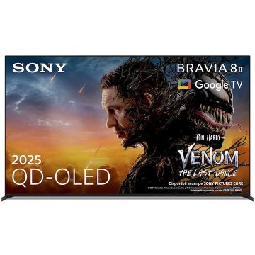 Sony Televizor Sony BRAVIA 8M2 OLED 65XR8M2, 164 cm, Smart Google TV, 4K Ultra HD, 100 Hz, Clasa F