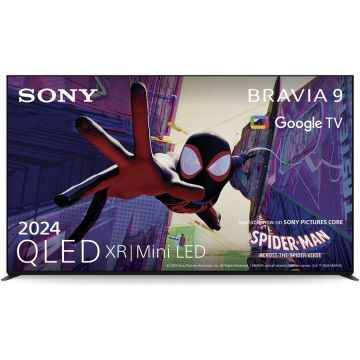 Sony Televizor Sony Bravia 9 QLED XR l Mini LED 65XR90, 164 cm, Smart Google TV, 4K Ultra HD, 100 Hz, Clasa E (Model 2024), Negru