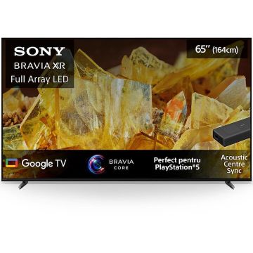 Sony Televizor Sony BRAVIA XR65X90LAEP, LED,  4K UltraHD, 65''(164cm), Smart Google TV, 4K Ultra HD, 100 Hz, Clasa F
