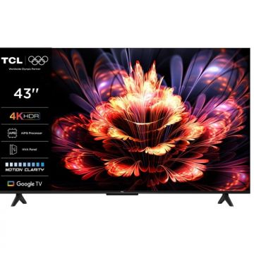 TCL Televizor LED TCL 109 cm 43 43V6C, Ultra HD 4K, Smart TV, WiFi, CI+, DVB-T2/C/S2 , Bluetooth, HDMIx3, USBx1, 60Hz, Negru