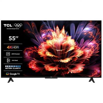 TCL Televizor LED TCL 55V6C, Smart TV, 139 cm, Ultra HD 4K, Google TV, Clasa E