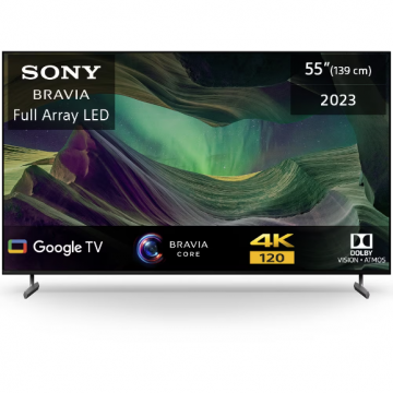 Televizor KD55X85LAEP Led 55 139Cm Smart Google TV 4K Ultra HD 100Hz Clasa F Negru