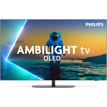Televizor LED Philips Smart TV 55OLED820/12 Seria OLED820/12 139cm 4K UHD HDR Ambilight pe 3 laturi