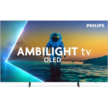 Televizor LED Philips Smart TV 77OLED820/12 Seria OLED820/12 194cm 4K UHD HDR Ambilight pe 3 laturi