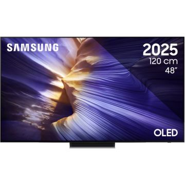 Televizor LED Samsung Smart TV OLED QE48S90F Seria S90F 120cm negru 4K UHD HDR