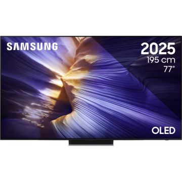 Televizor LED Samsung Smart TV OLED QE77S90F Seria S90F 195cm negru 4K UHD HDR