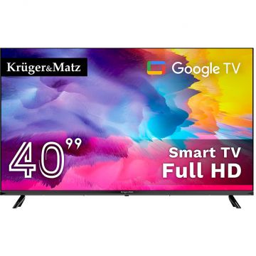 Televizor LED Smart KM0240FHD-G 40Inch Full HD Google TV Wi-Fi Negru Televizor LED Smart KM0240FHD-G 40Inch Full HD Google TV Wi-Fi Negru