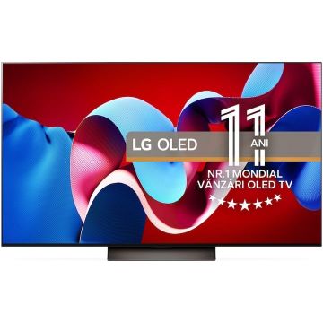 Televizor LG OLED evo 55C41LA, 139 cm, Smart, 4K Ultra HD, 100 Hz, Clasa G