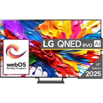 Televizor LG QNED evo MiniLED 65QNED93A6A, ULTRA HD 4K, Smart, HDR, 164 cm, Clasa G