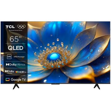 Televizor QLED Smart TCL 65P71K, 164 cm, Ultra HD 4K, Google TV, Clasa E