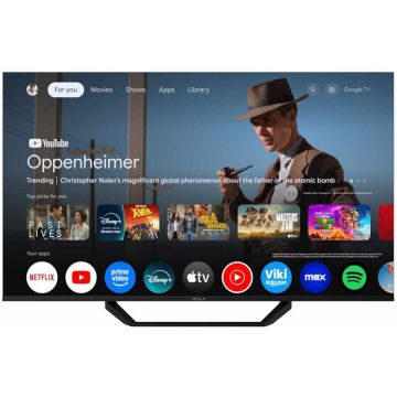 TESLA Televizor Tesla Google TV DLED 50E655BUS, Smart, Diagonala 127 cm, Ultra HD 4K, 260cd/m2, CI+, VESA 200x300mm, Negru