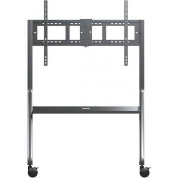 VIEWSONIC Stand mobil ViewSonic Trolley VB-STND-009 pentru table interactive, 55 - 105, max 120 kg, Argintiu