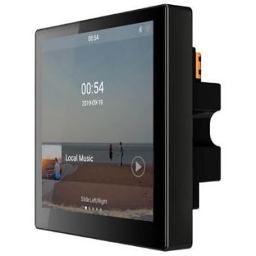 Amplificator DM839 Stereo De Perete 2x10W Cu MicroUSB/MicroSD/Bluetooth/WIFI si AUX cu Ecran LED 4inch Intercom