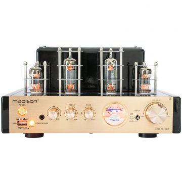 Amplificator Vintage 2X25W RMS USB/BT/AUX