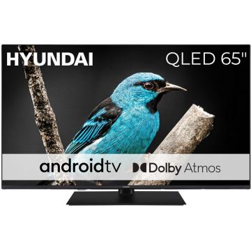 Hyundai Televizor Hyundai QLX65850GSMART, 65 inch, 163 cm, QLED, 4K Ultra HD, Bluetooth, Wifi, Negru