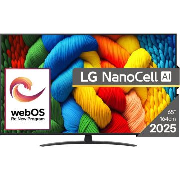 LG Televizor NanoCell Smart LG 65NANO81A3A, Ultra HD 4K, HDR, 164cm, Negru