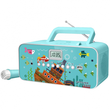 Sistem Audio M-29KB Radio Display LCD CD-Player Turcoaz