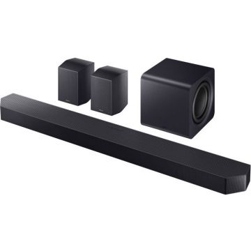 Sistem Soundbar HW-Q990F/EN 11.1.4 cu Subwoofer si 2 Boxe Bluetooth Wi-Fi Negru Titan