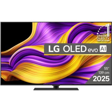 Televizor LED LG Smart TV OLED55G53LS Seria evo AI G5 139cm 4K UHD HDR