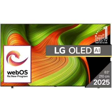 Televizor LED LG Smart TV OLED83B53LA Seria AI B5 210cm 4K UHD HDR Televizor LED LG Smart TV OLED83B53LA Seria AI B5 210cm 4K UHD HDR
