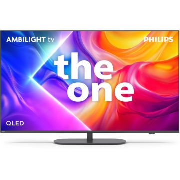 Televizor LED Philips Smart TV 65PUS9010/12 Seria PUS9010/12 164cm gri 4K UHD HDR Ambilight pe 3 laturi