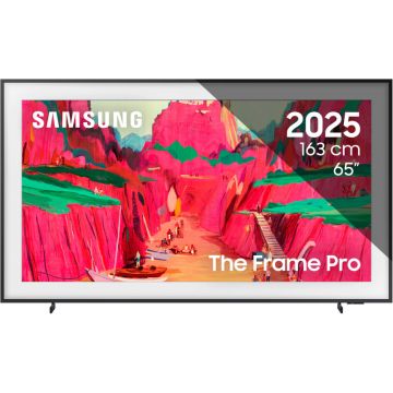 Televizor LED Samsung Smart TV The Frame Pro Neo QLED QE65LS03FW Seria LS03FW 163cm negru 4K UHD HDR