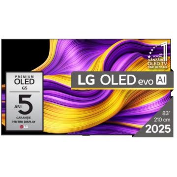Televizor OLED evo AI OLED83G51LW TV 2.11m 83inch 4K Ultra HD Smart TV Wi-Fi Black