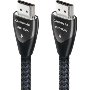 Cablu video Audioquest Carbon 48, HDMI Male - HDMI Male, v2.1, 1m, negru-gri
