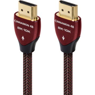 Cablu video Audioquest Cinnamon 48, HDMI Male - HDMI Male, v2.1, 1m, negru-cinnamon