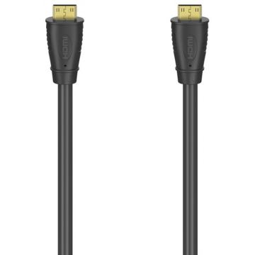 Cablu video Hama High Speed HDMI Male - HDMI Male, 5m, Ethernet, negru
