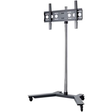 Edbak EDBAK TR-TR51c-B Flat Screen Trolley for One 37-60” Screen, Black