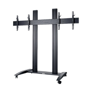 Edbak EDBAK TRV300 Trolley for Two Screens 42-55, Black