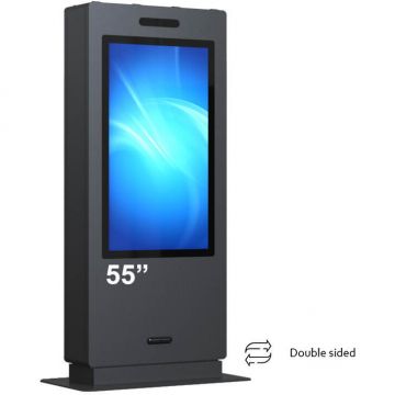 EVOBOARD Baza pentru totem exterior EVOBOARD RCS-550ODDLAZ, compatibil totem digital de exterior 55 inch, Negru