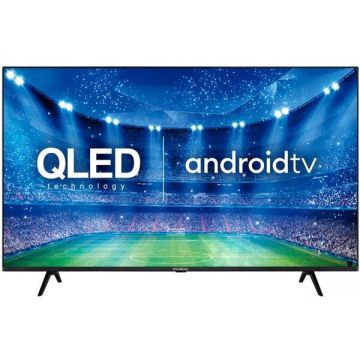 Hyundai Televizor QLED Hyundai 109 cm (43) QLX43840G, Ultra HD 4K, Smart TV, WiFi, CI+, Negru
