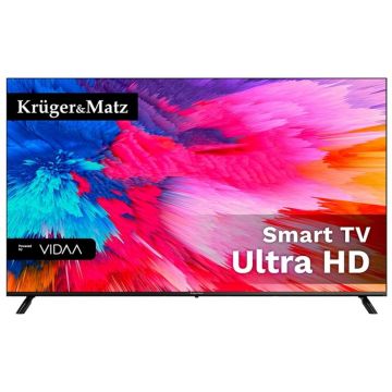 Kruger&Matz Televizor LED Kruger&Matz 165 cm 65 KM0265UHD-V, Ultra HD 4K, Smart TV, WiFi, CI+