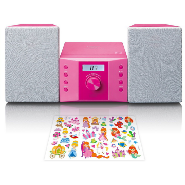 Lenco Lenco Sistem audio MC-013 MC-013P 4W cu CD Player si WiFi Roz