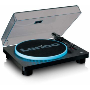 Lenco Pick-up Difuzoare incorporate Stereo Bluetooth Lenco LS-50LEDBK