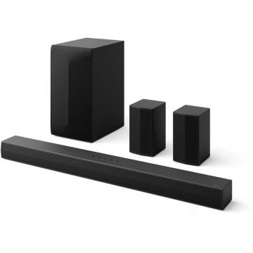 LG Sistem Home Cinema LG S60TR, 5.1 , 440W, Kit Wireless Surround inclus, Subwoofer Wireless, Negru