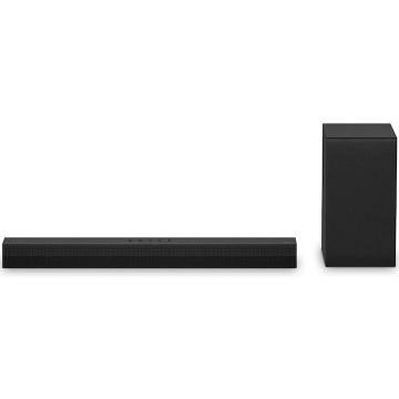 LG Soundbar LG S40T, 2.1, 300W, Subwoofer Wireless, Bluetooth, HDMI, USB, Negru