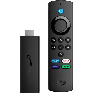 Media-player Amazon Fire TV Stick Lite 2022, Full HD, Quad-Core, 8 GB, Wi-Fi, Bluetooth, control vocal Alexa, negru