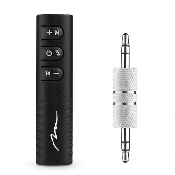 MEDIATECH Receptor Bluetooth Audio Media-Tech BT Audio, Receiver Muzica Auto, 3.5 mm, A2DP Wireless Auto, AUXILIAR Adapter, Microfon, Pentru Muzica si Apeluri In Masina