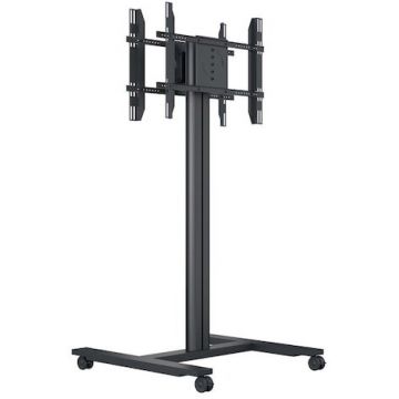 Multibrackets Stand TV mobil, spate la spate Multibrackets MB-5983, diagonala 55-80 inch, 2 x 40 kg, inaltime 180 cm, Negru