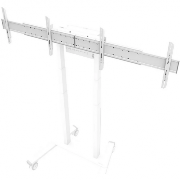NEOMOUNTS Adaptor stand Neomounts MOVE ADM-875WH2, pentru 2 ecrane intre 42-65 inch, Alb