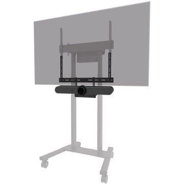 NEOMOUNTS Neomounts AV60-500BL Videobar and laptop shelf kit 43-110 - VESA - max 8 kg - universal, Black