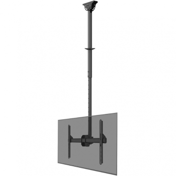 NEOMOUNTS Suport TV / Monitor Neomounts CL35-440BL16L, de tavan, reglare inaltime 106-156 cm, ecran 37-70 inch, Negru