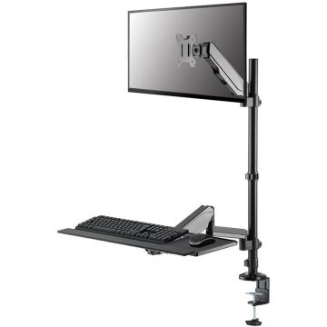 NEOMOUNTS Suport TV / Monitor Neomounts DS90-325BL1, de birou, reglabil, ecran 17-32 inch, Negru