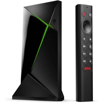 Nvidia Mediaplayer nVIDIA Shield TV Pro, Android TV, 16GB, 3GB RAM, 4K, HDR, Negru
