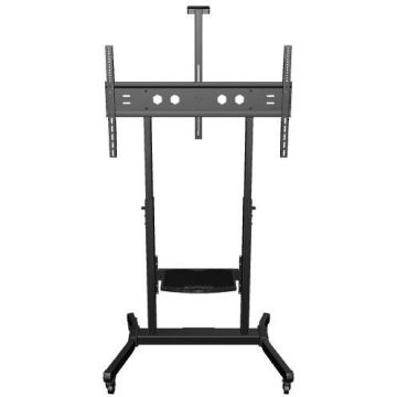 ONKRON Stand mobil cu raft ONKRON TS1991, 50 - 100, 120 Kg, Negru